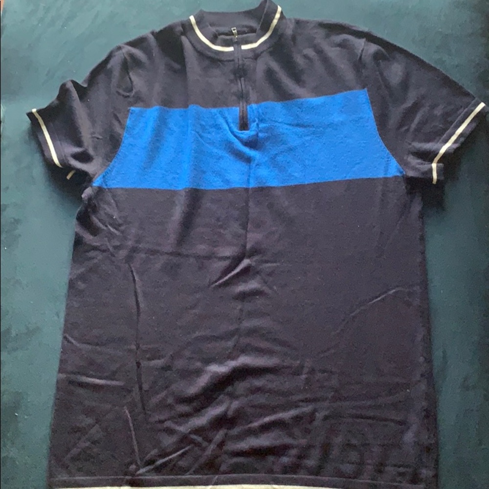 Zara zip up polo